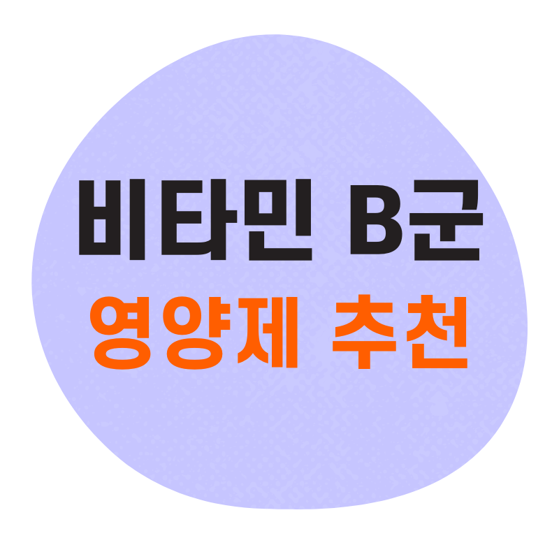 비타민b군 영양제 추천