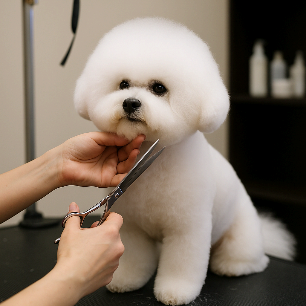 비숑 프리제의 올바른 미용법과 관리 주기