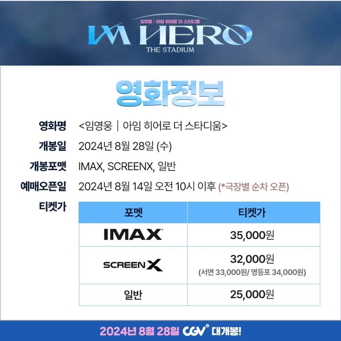 임영웅 영화 개봉