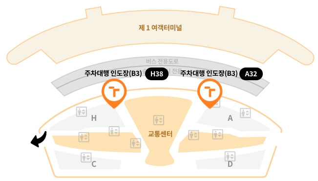 인천공항 주차대행 서비스 인도장