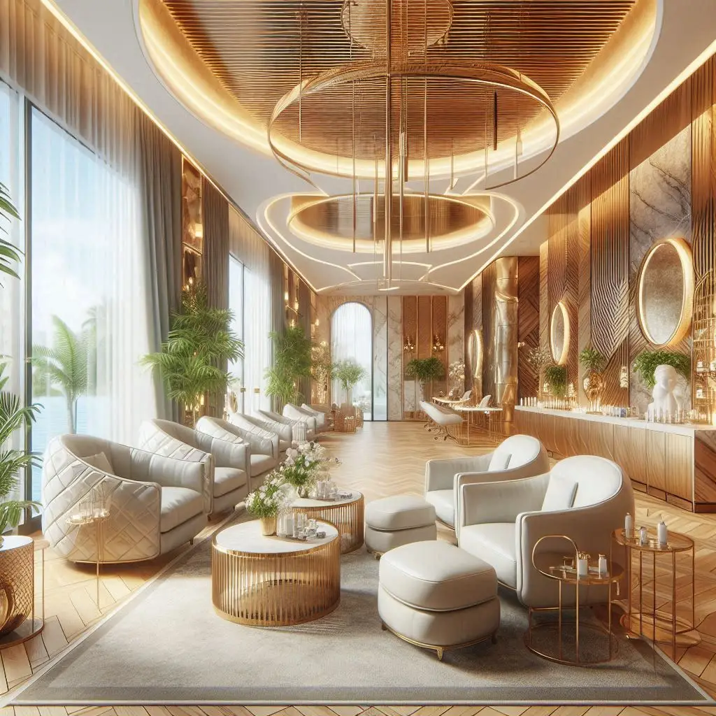 피부,체형관리 샵 배경