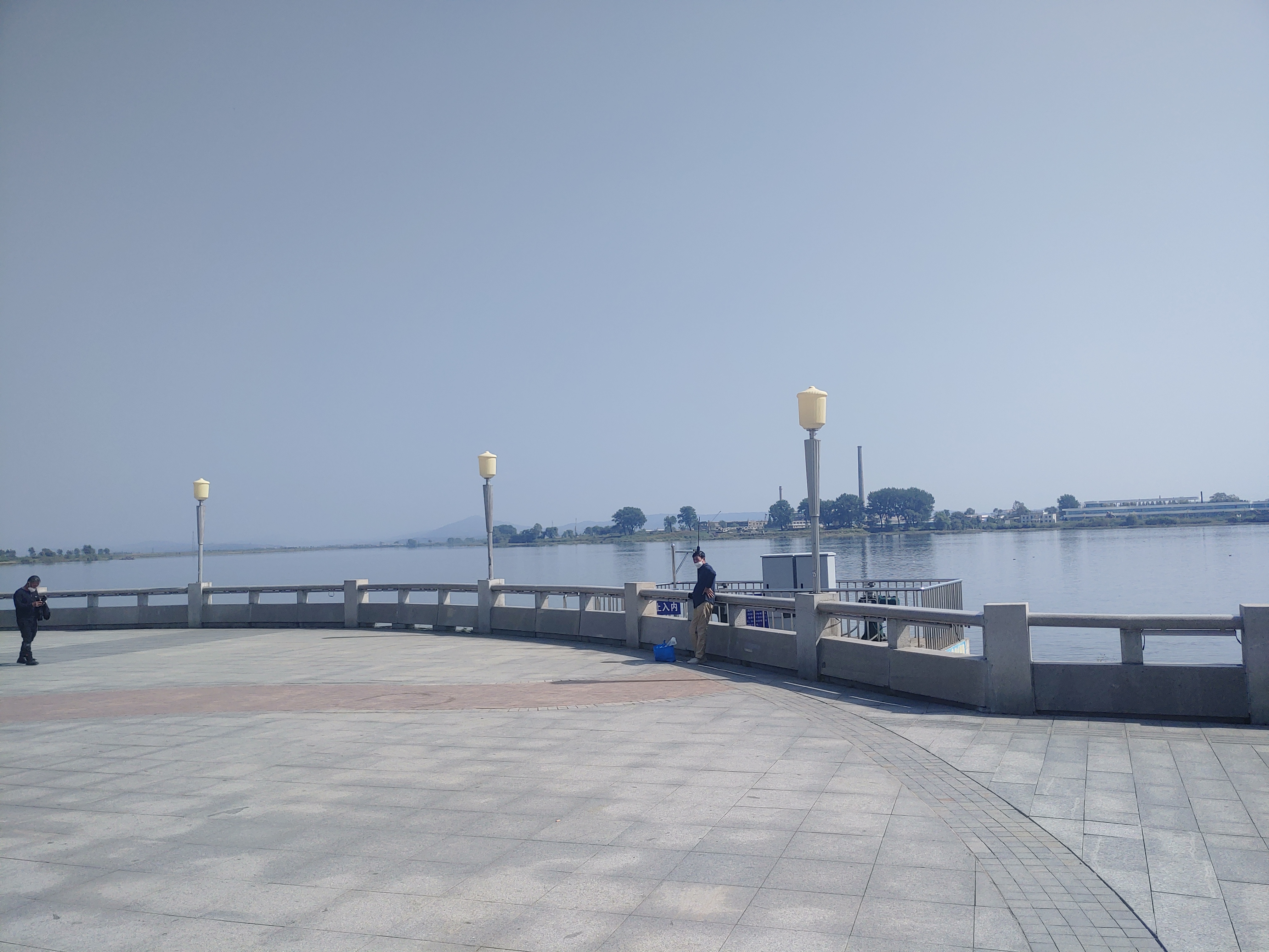 압록강 풍경 사진