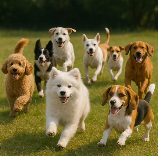 강아지 사회화 관련 사진