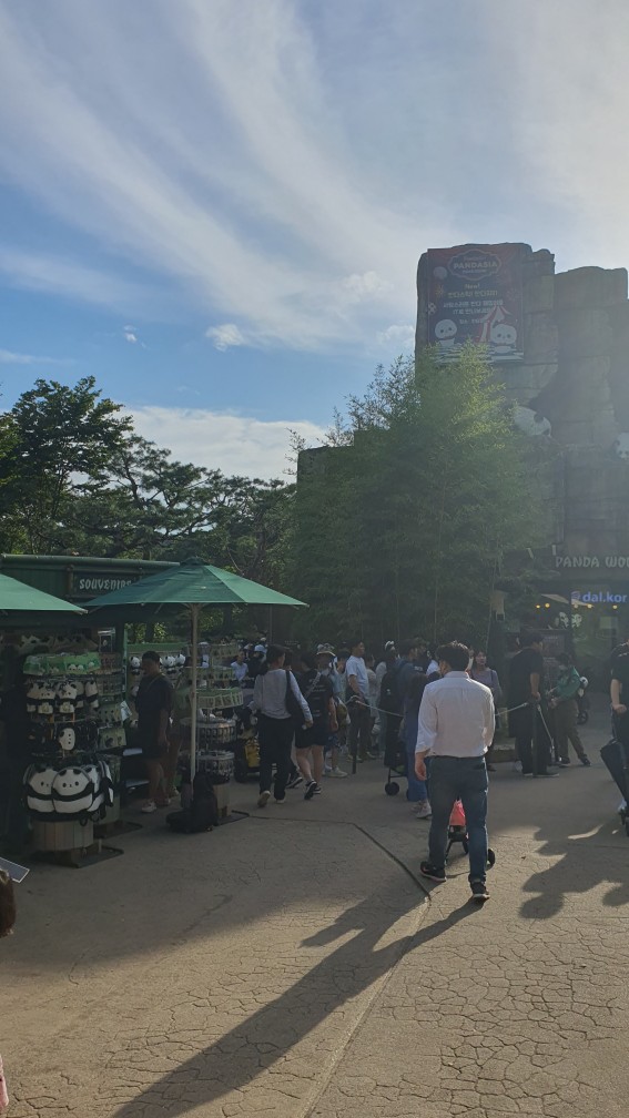 판다월드 대기줄