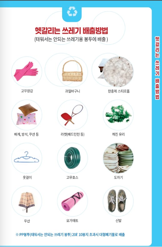 쓰레기 분리수거