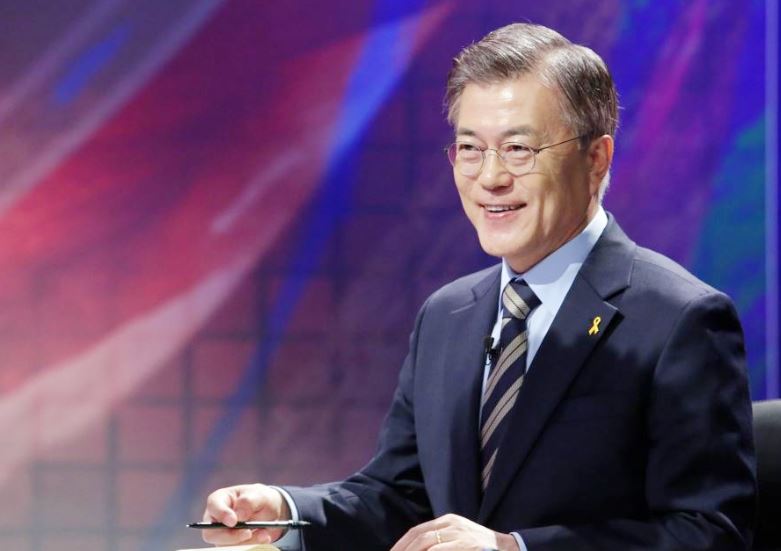 문재인 지지율 중간 비교