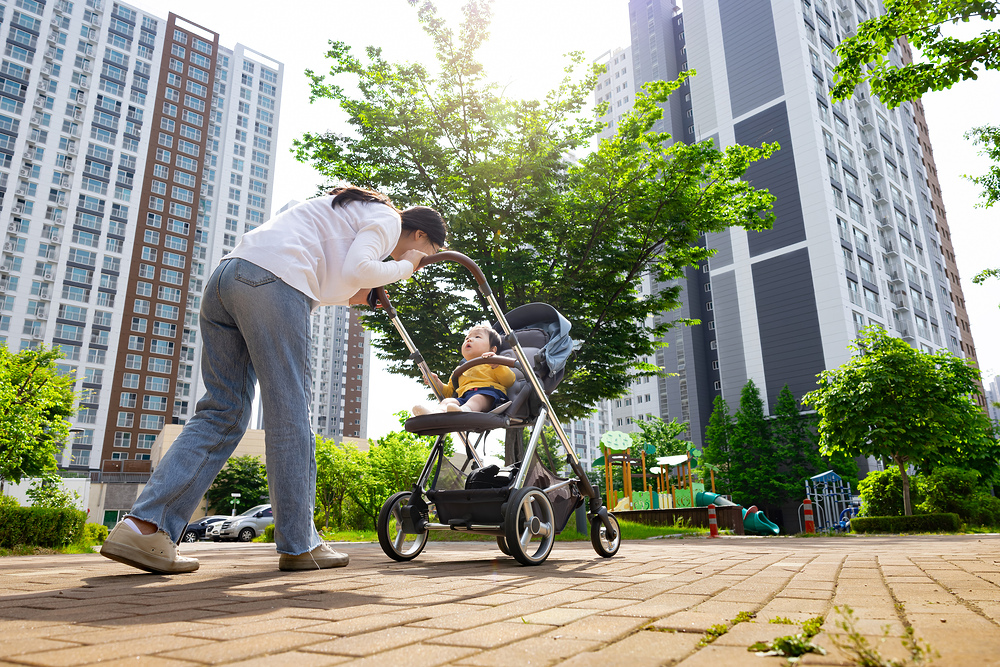 유모차 산책