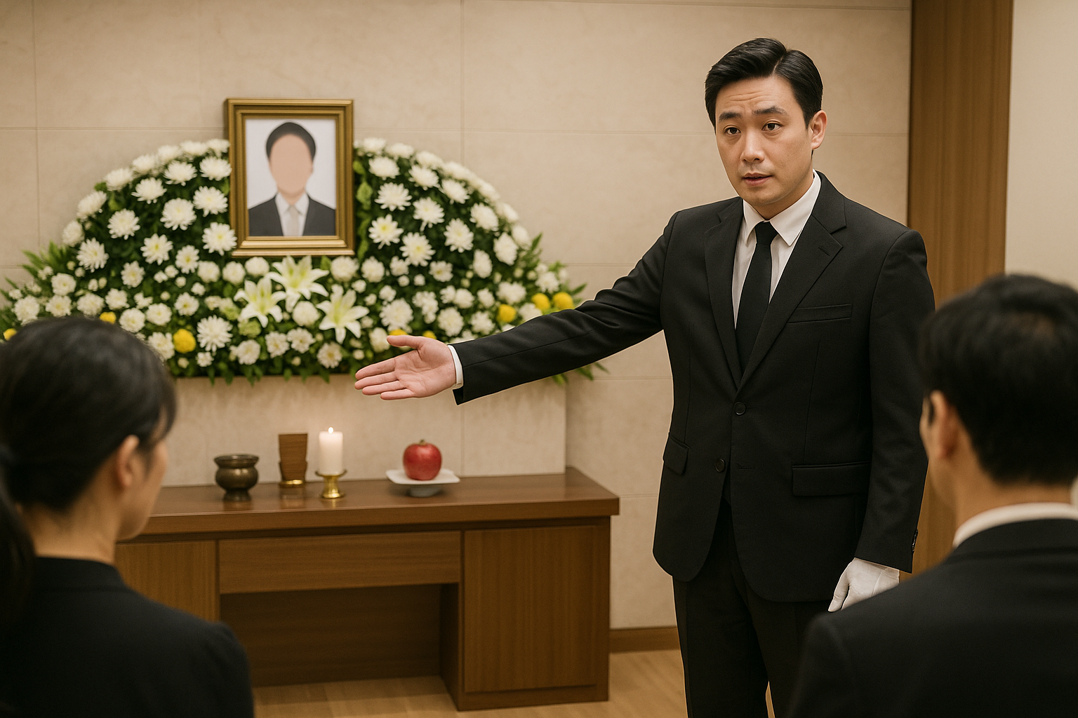 장례지도사 이미지