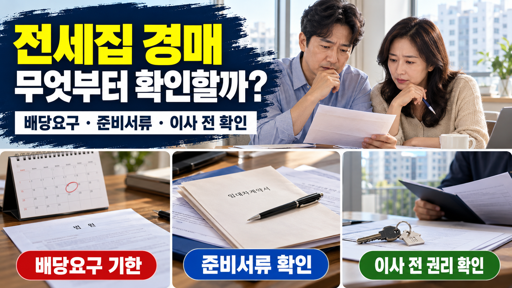 전세집 경매 대응