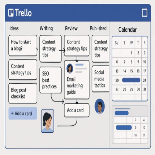 Trello로 글 발행 일정 관리하기 관련 사진