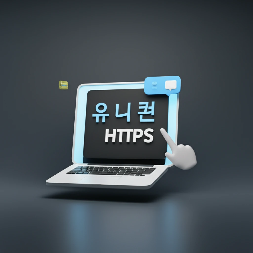 유니콘 HTTPS 앱 자체 데이터 소..
