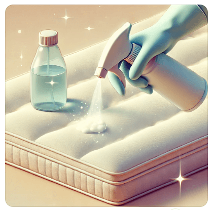 메트리스 얼룩 제거 2단계: 적절한 세제 사용하기