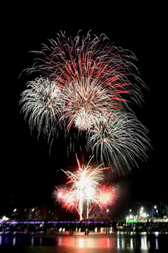 강릉단오제 불꽃놀이