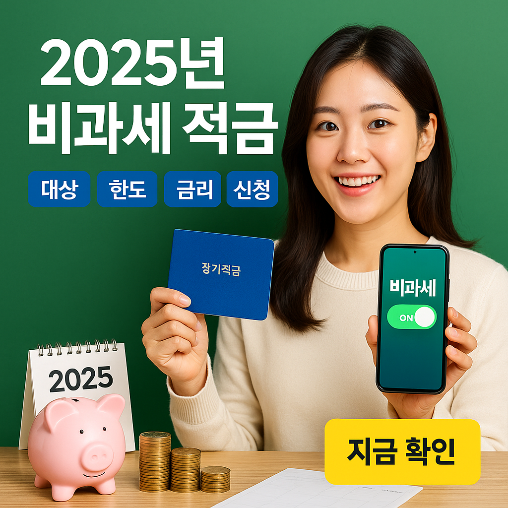 비과세 적금, 어떤 상품이 있나요