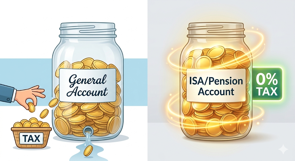 절세 계좌 사용과 세금 차이