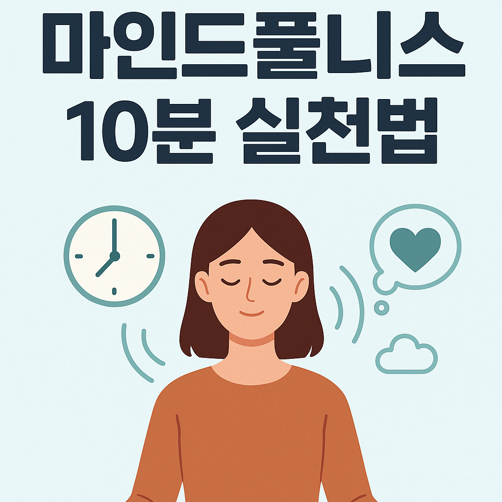 초보자를 위한 마인드풀니스 10분 실천법