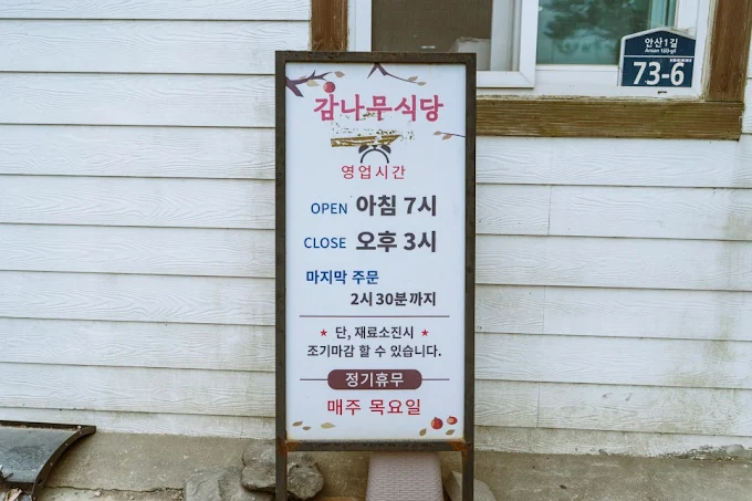 강원도 양양 아침식사, 감나무식당