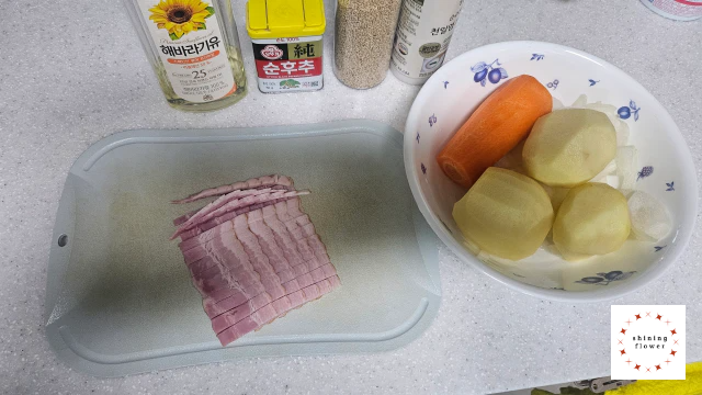 감자채볶음-재료준비