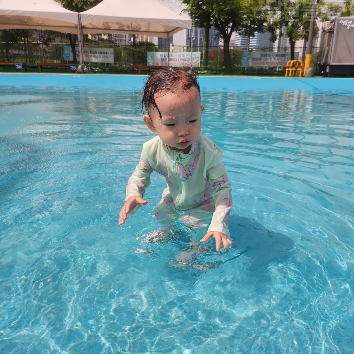 성동구-살곶이-물놀이장-17개월아기-물놀이