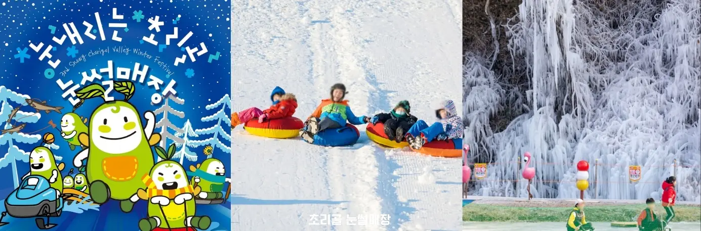 초리골 눈썰매장 사진