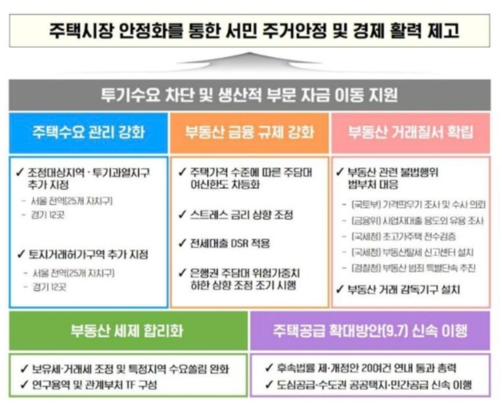 서울 전역·경기 12곳 투기과열지구·토지거래허가구역 지정, 전매제한부터 청약·정비사업·토지거래허가까지 한눈에 정리!