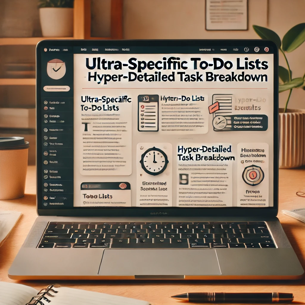 초세분화, 할 일 목록 하이퍼 디테일한 업무 분해