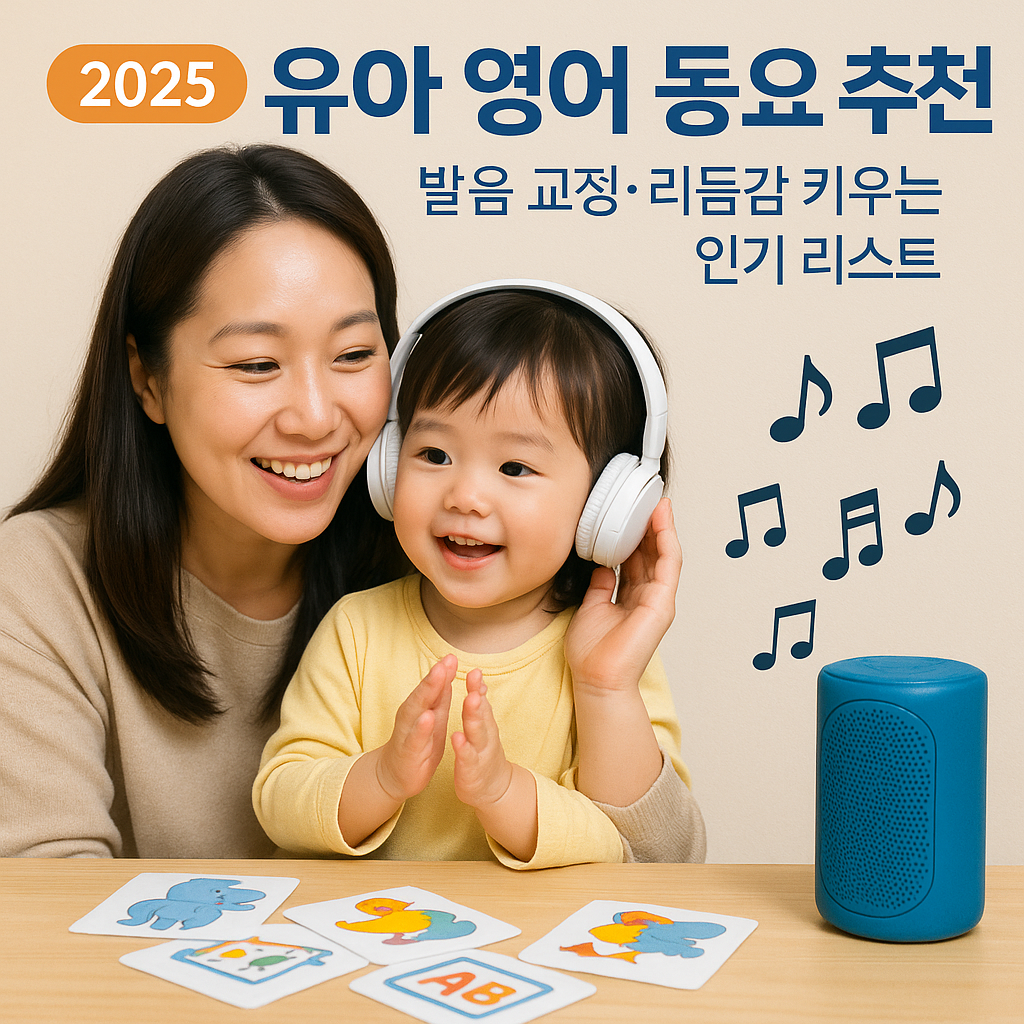 유아 영어 동요 추천 2025 | 발음 교정·리듬감 키우는 인기 리스트
