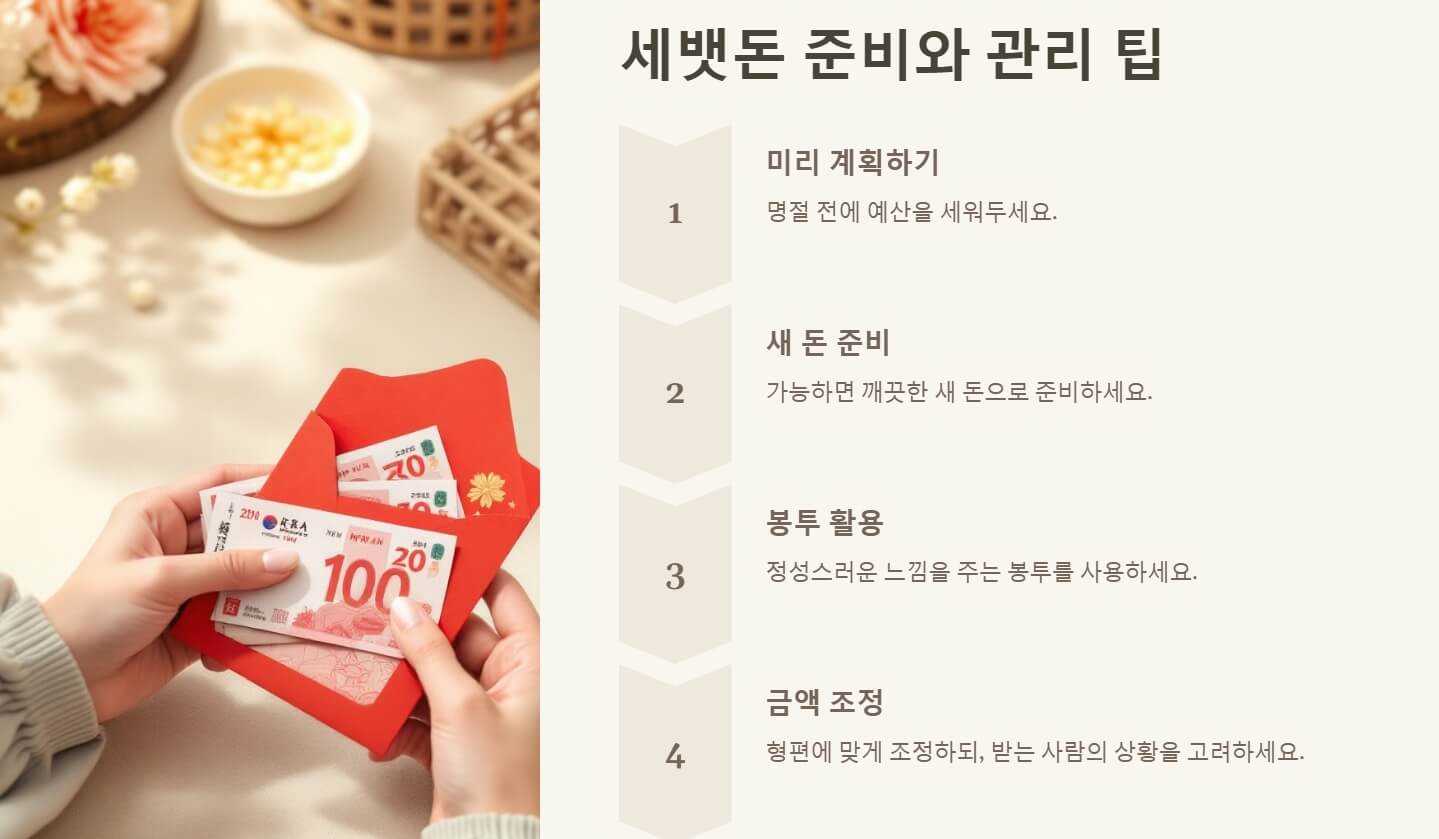 설날 세뱃돈 적정금액