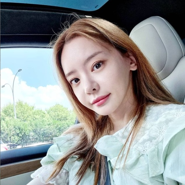 서유리 차 안에서