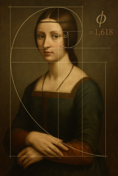 르네상스 인물화에 공통으로 등장하는 황금비 비밀
