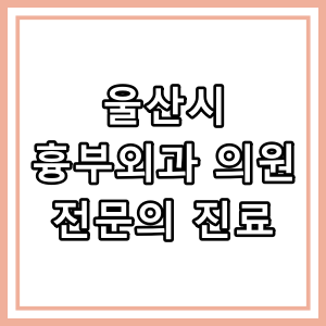 울산광역시 흉부외과 의원