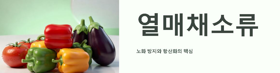 채소 종류 100가지