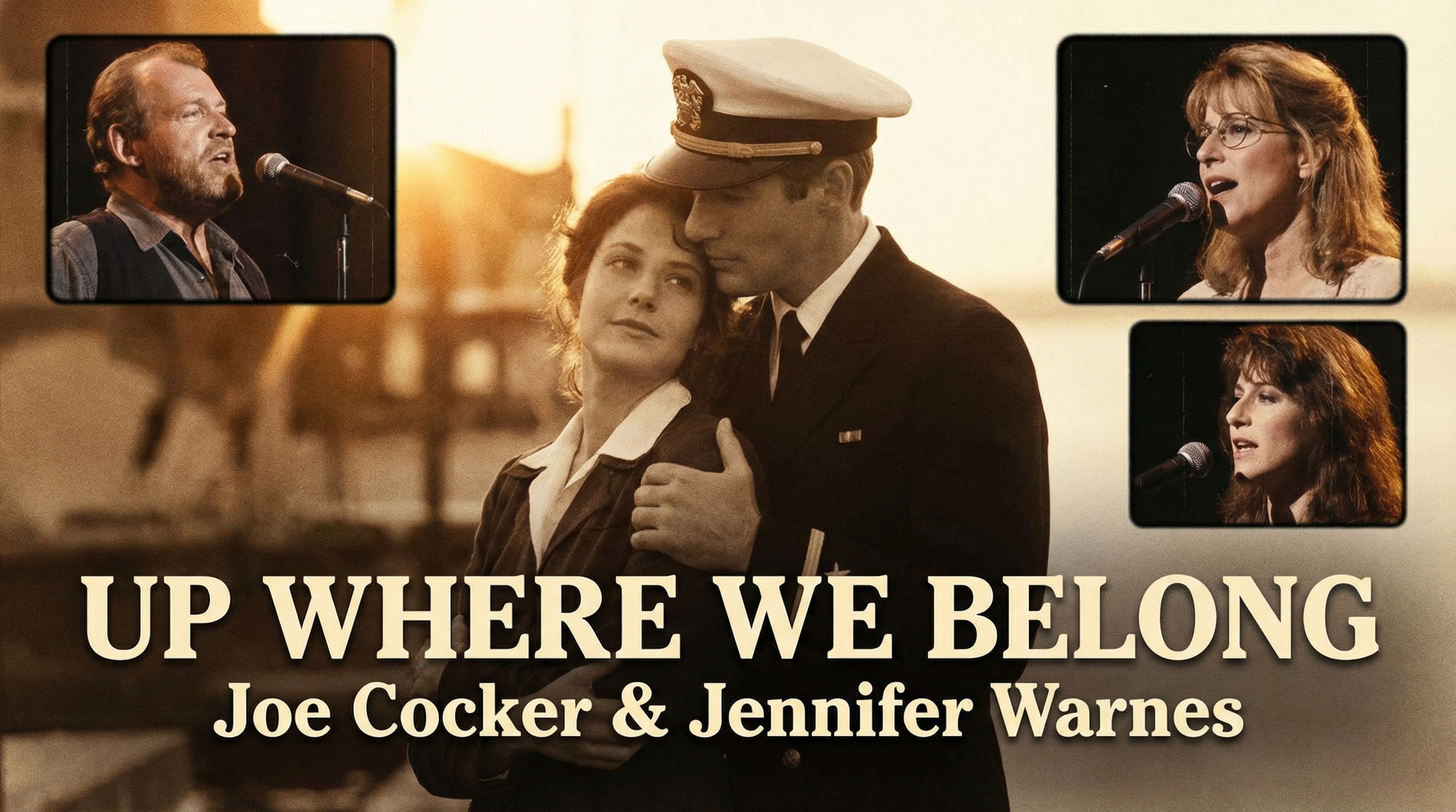 Joe Cocker와 Jennifer Warnes의 "Up Where We Belong" 노래