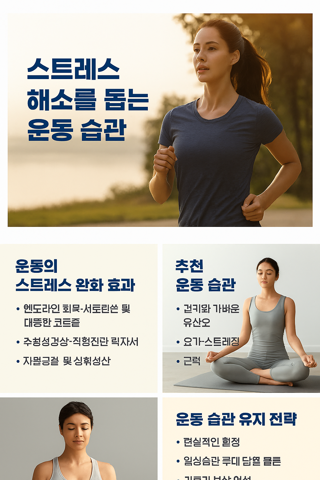 스트레스 해소를 돕는 운동 습관