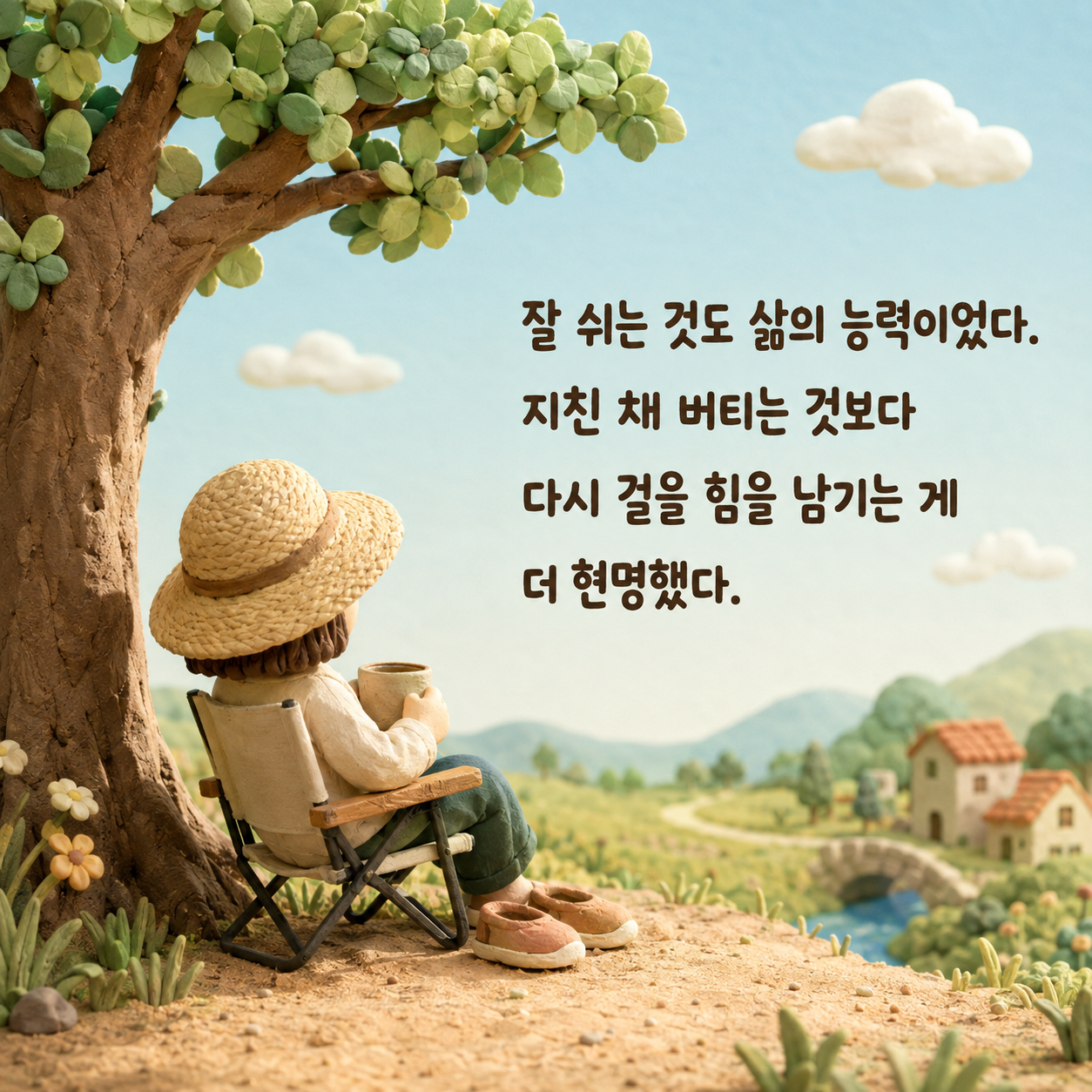 잘 쉬는 것도 삶의 능력이라는 휴식 명언