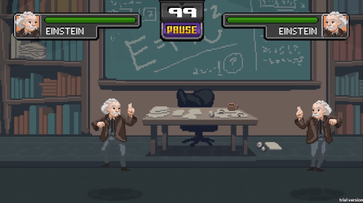 사이언스-컴뱃-무설치게임-시작-화면