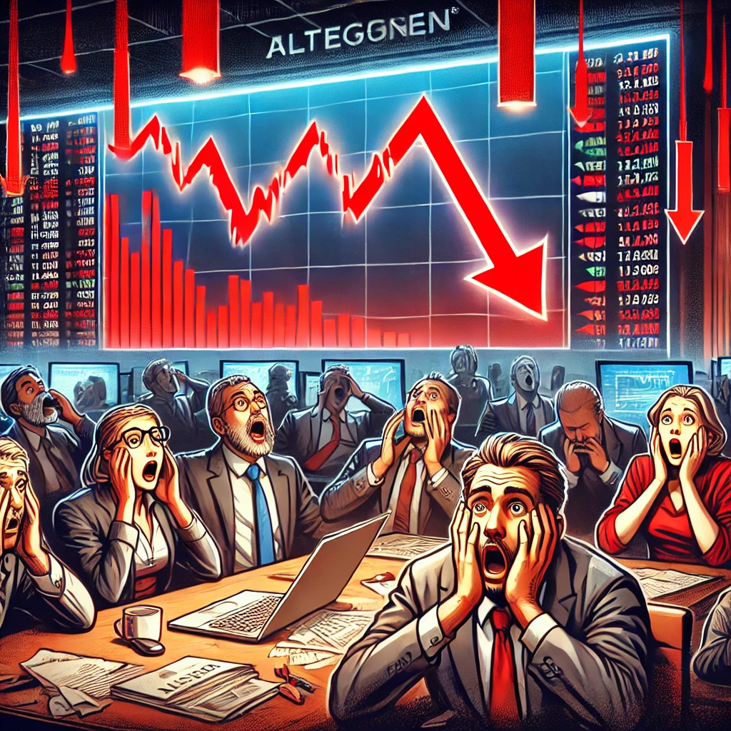 알테오젠급락 이미지