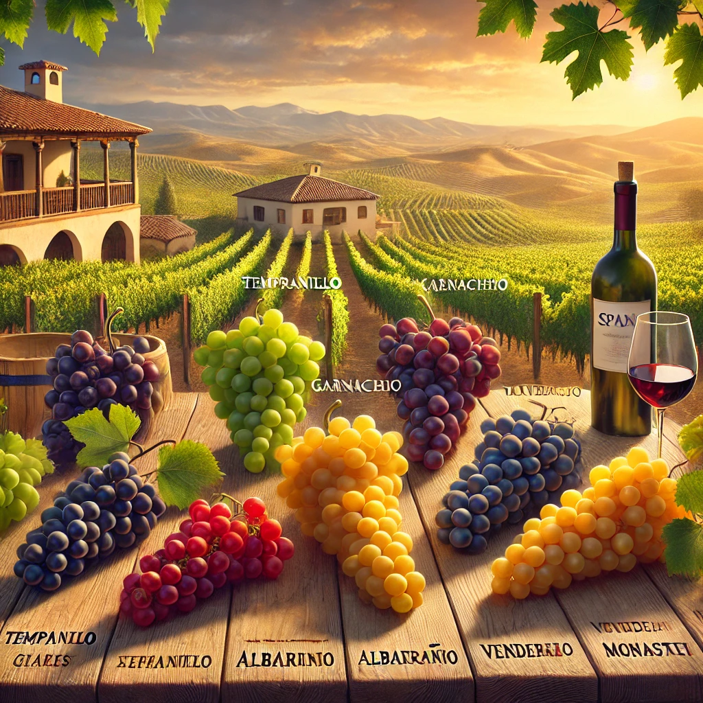 스페인의 주요 포도 품종과 와인 스타일 정리 – 풍미의 스펙트럼을 만나다