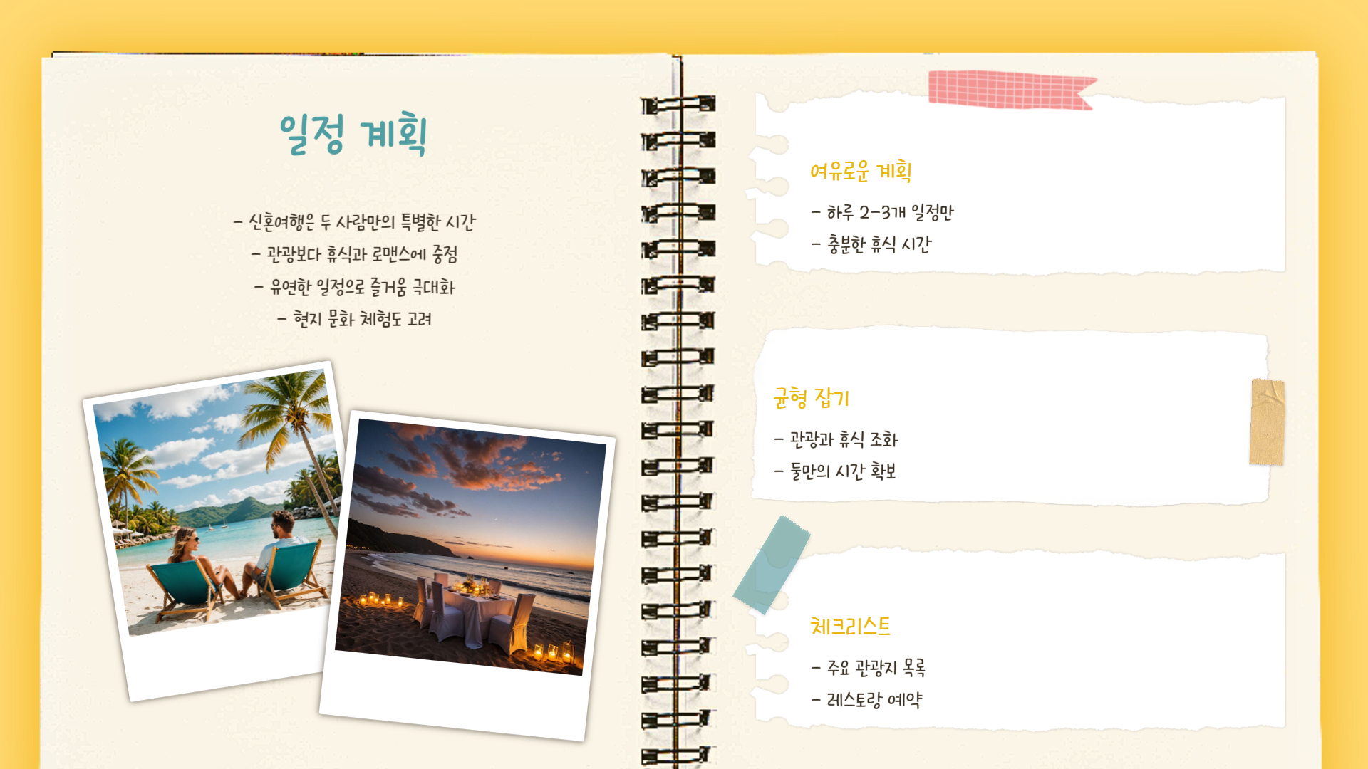 완벽한 허니문을 위한 신혼여행 준비 체크리스트와 10가지 핵심 팁