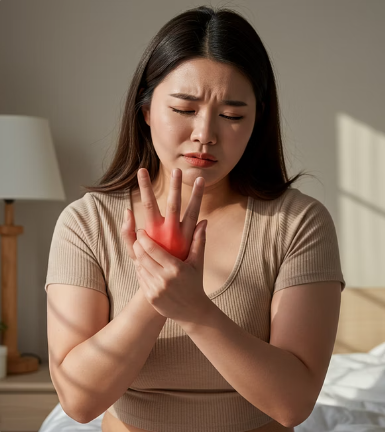 손가락 마디 통증 주요 증상 체크