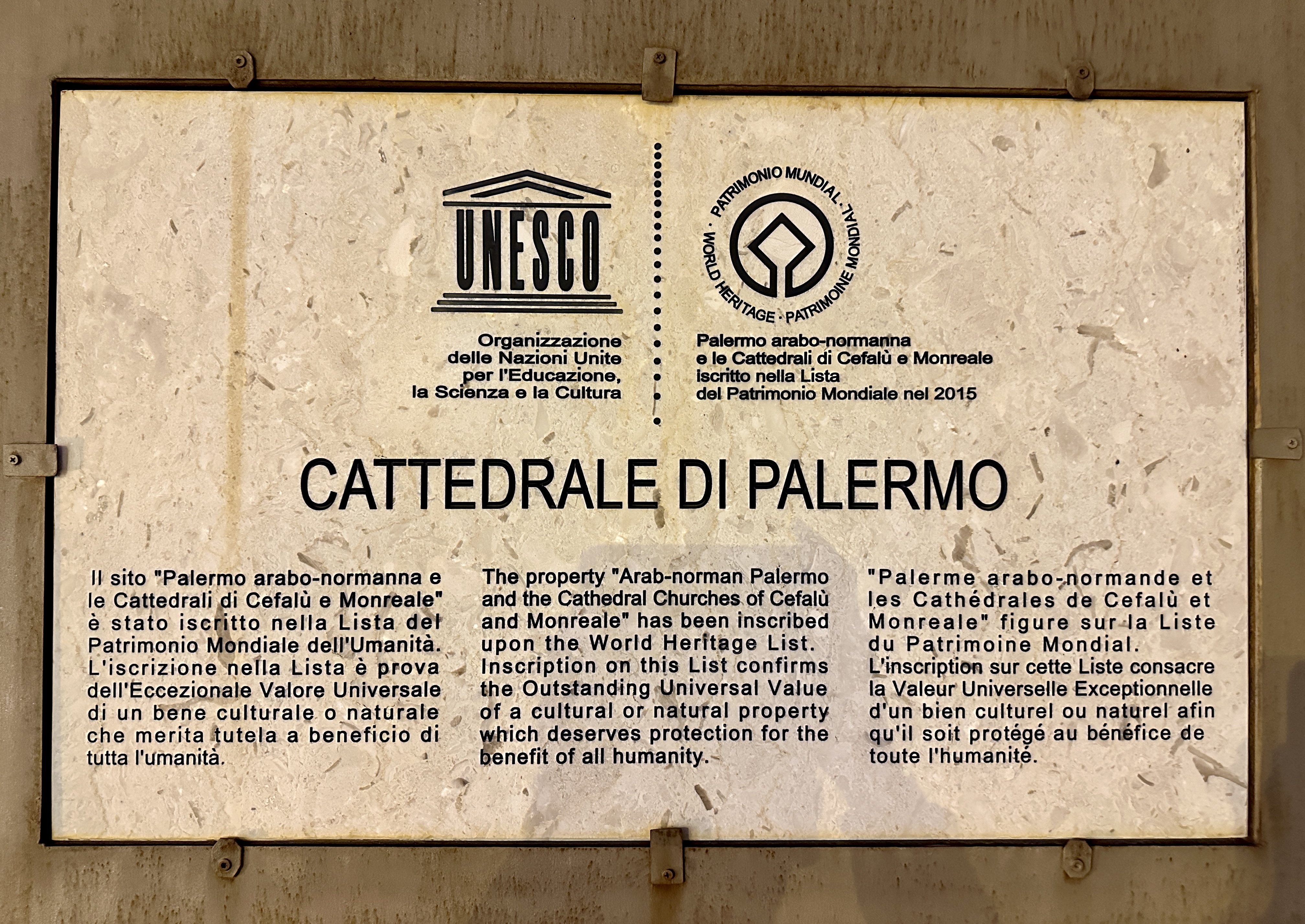 유네스코 문화유산 팔레르모 대성당