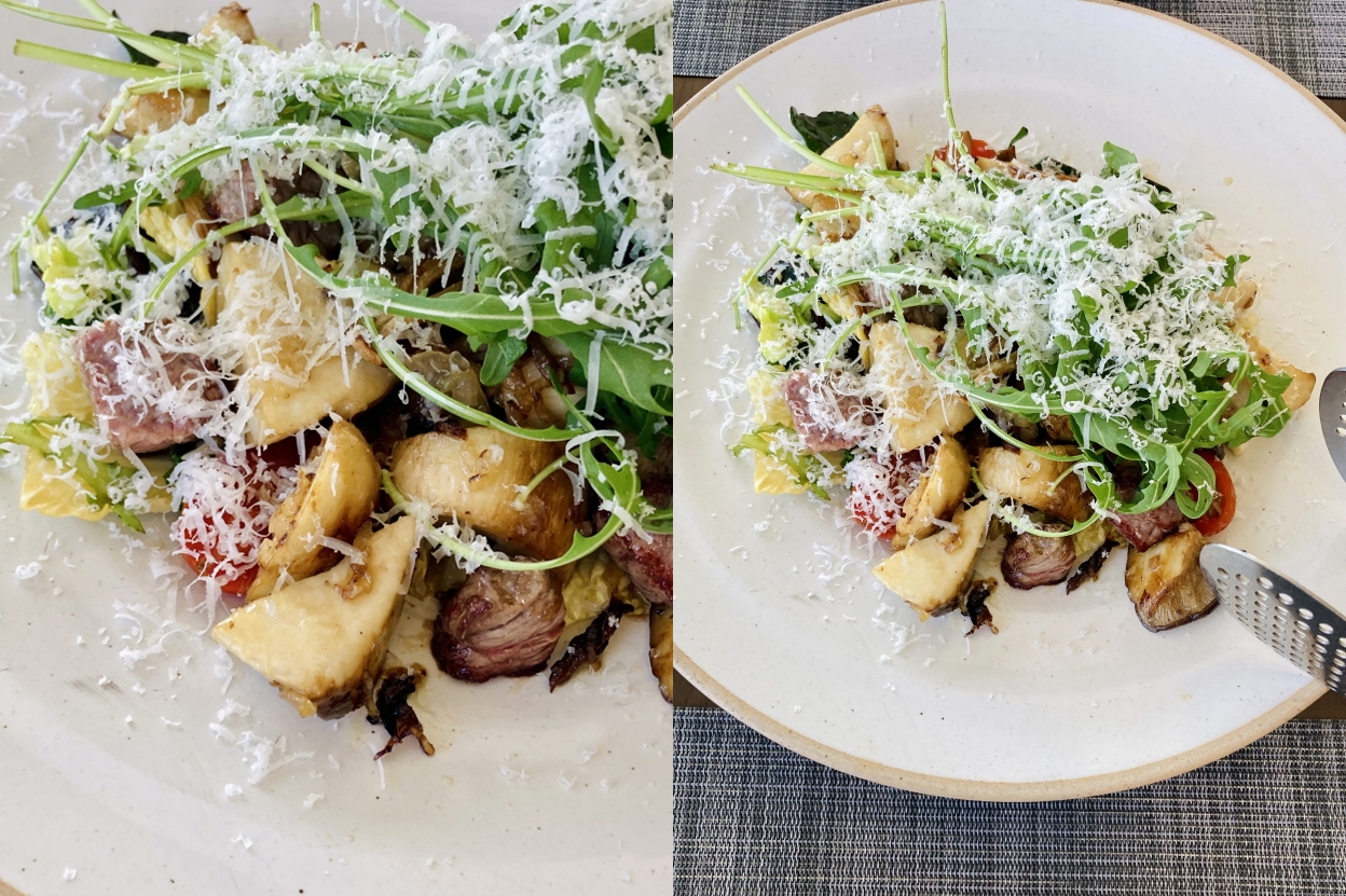 시즈너-비트-트러플-버섯-샐러드