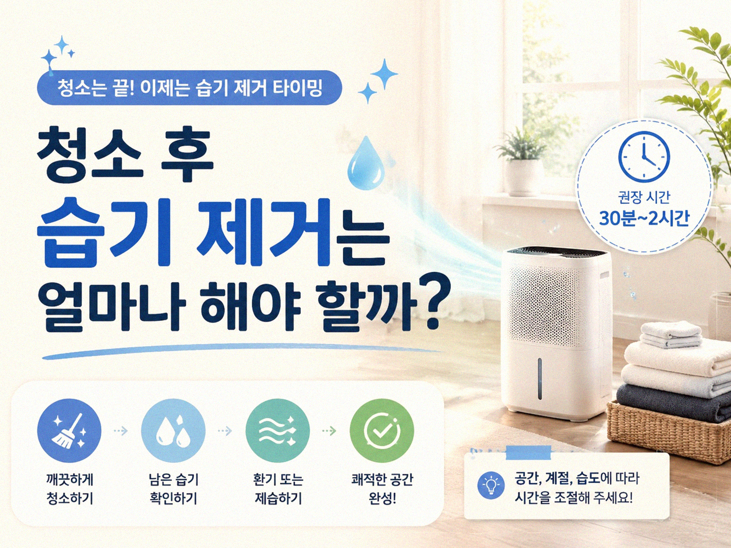 공기청정기 청소 후 언제 다시 켜는 게 좋을까