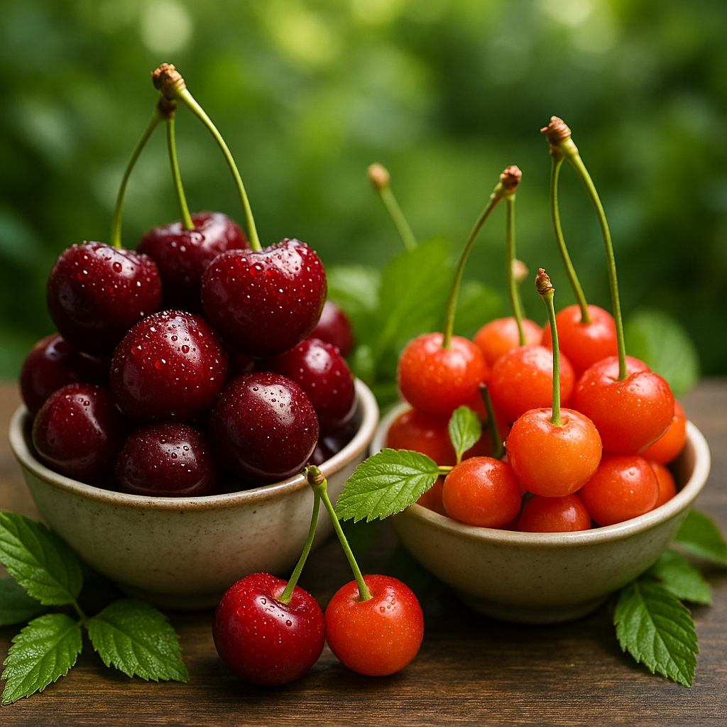 앵두와 체리 관련 이미지
