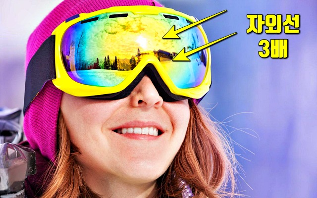 황반변성 증상 원인,눈에 안좋은 습관 스키장 고글