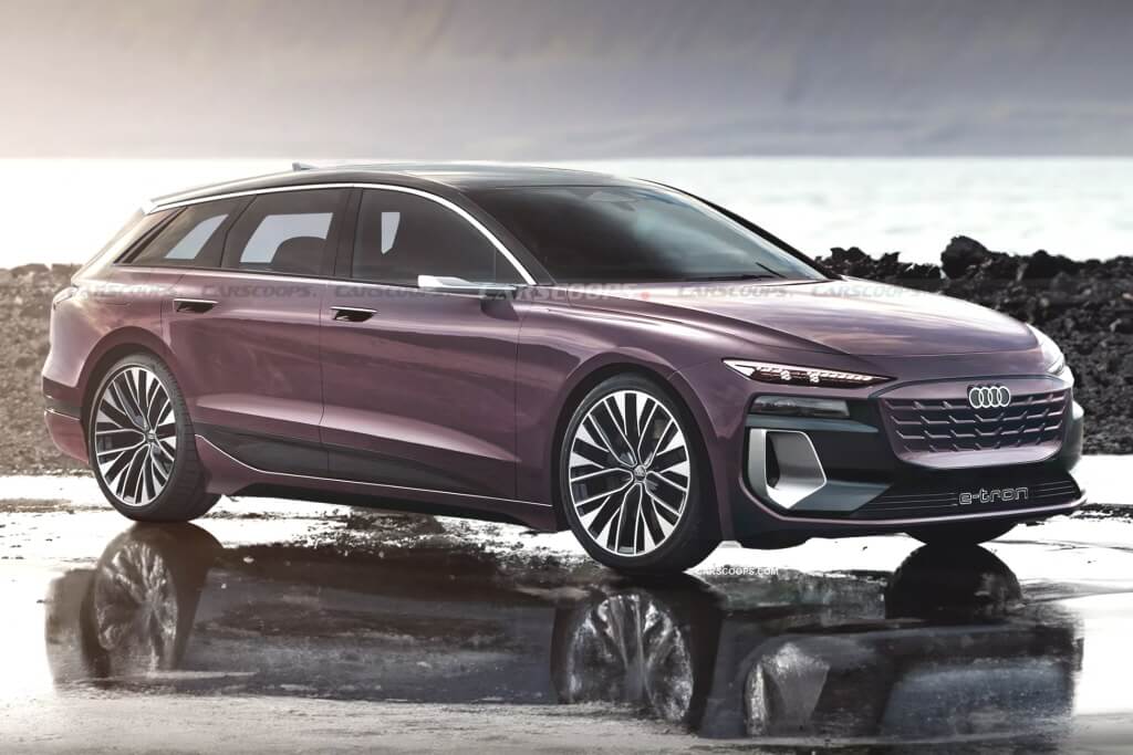 아우디 A6 풀체인지 e-트론 아반트 예상도, 스파이샷 공개