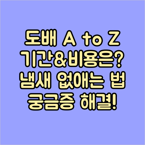 도배 공사 A to Z: 기간, 비용