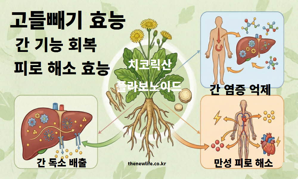 고들빼기 효능 간 기능 회복 피로 해소