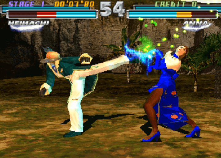 콤보-기술을-사용하며-대결하는-화면