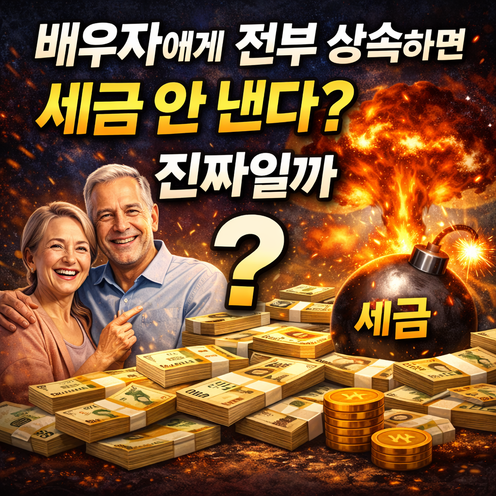 배우자에게 전부 상속하면 세금 안 낸다? 진짜일까-이미지